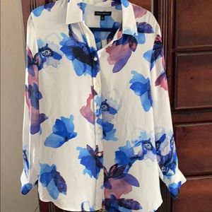 Floral Banana Republic Blouse